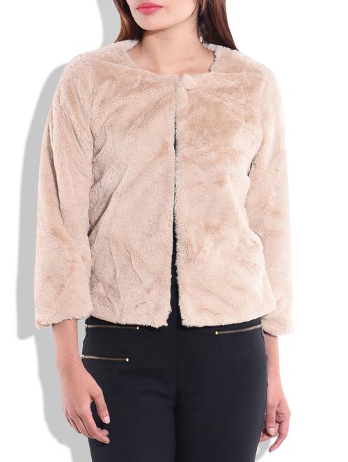 ivory polyester jacket - 9766632 - Very Small Image - 1