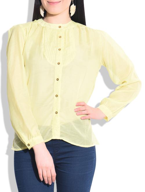 yellow polyester top - 9766782 - Very Small Image - 1