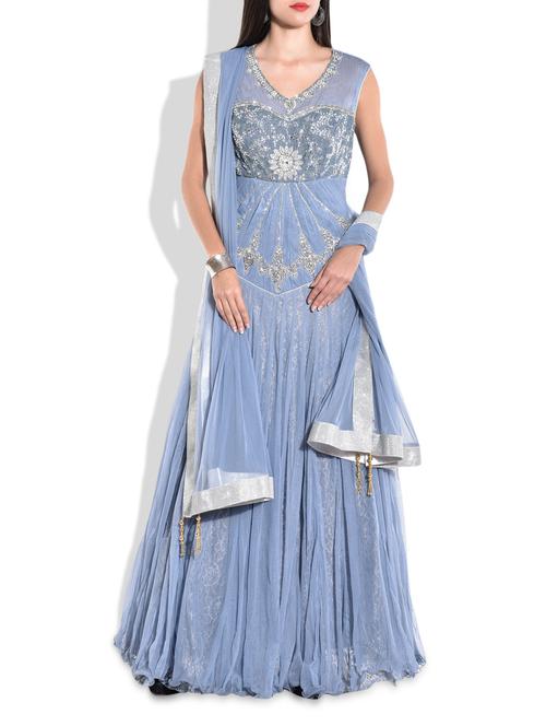grey net suit - 9766880 - Very Small Image - 1
