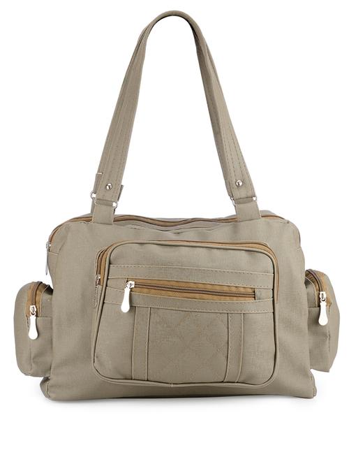 grey leatherette handbag - 9767003 - Very Small Image - 1