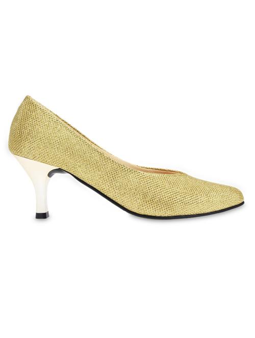 gold Synthetic Leather sandal - 9768735 - Very Small Image - 1