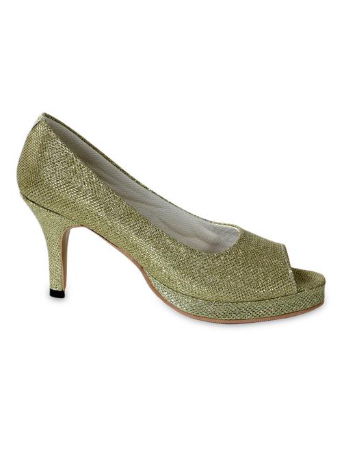gold Synthetic Leather sandal - 9768751 - Very Small Image - 1