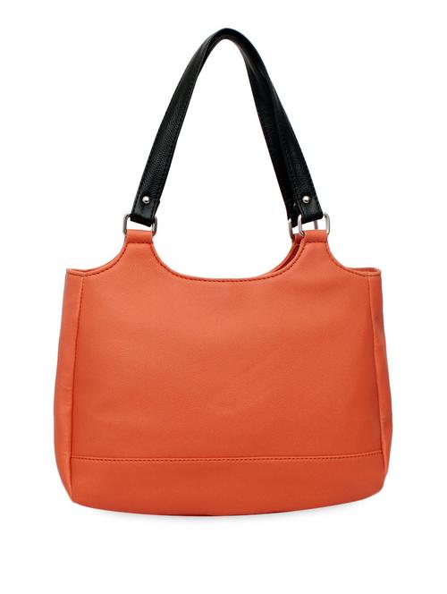 orange handbag with black strap - 977033 - Very Small Image - 1