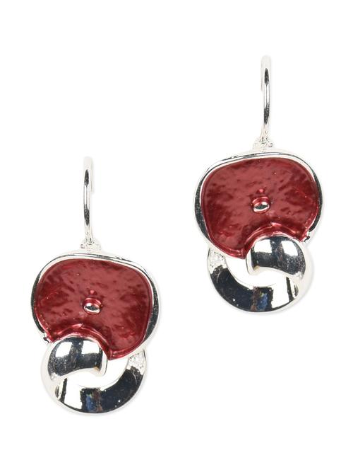 pink spiral loop metal earrings - 977157 - Very Small Image - 1