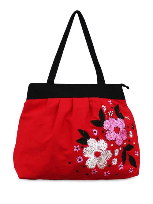 red canvas tote - 9773659 - Very Small Image - 1