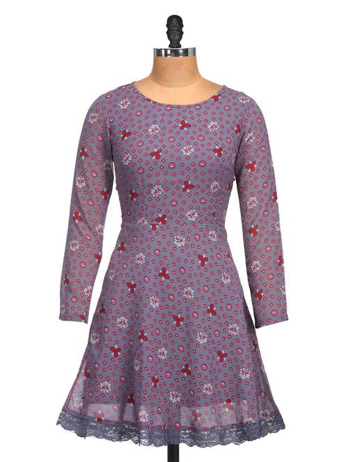 liberty printed dress - 977796 - Very Small Image - 1