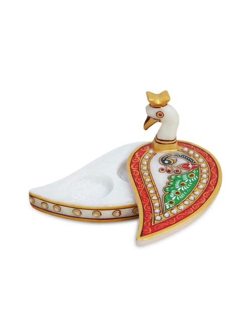 handicrafts paradise marble chopra peacock pattern hpmr15096 - 9779241 - Very Small Image - 1