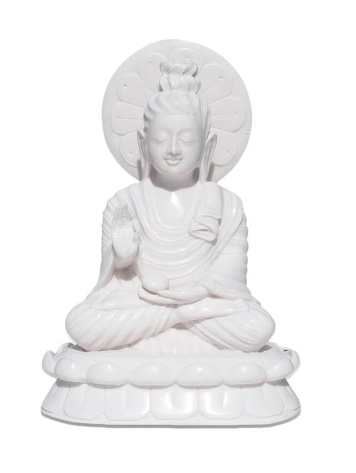 handicrafts paradise buddha sitting in resin wm15039 - 9779384 - Very Small Image - 1