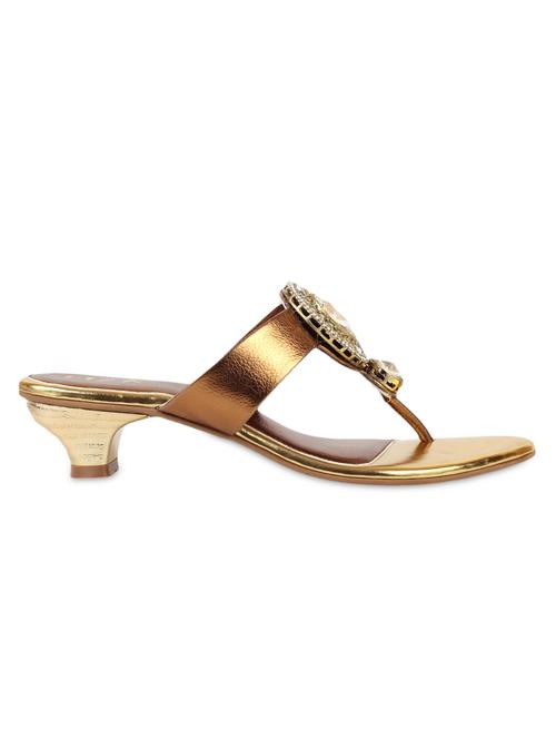 gold embellished sandal - 9779764 - Very Small Image - 1