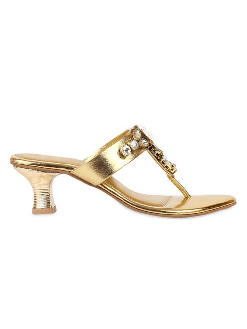 gold toe separator sandal - 9779768 - Very Small Image - 1
