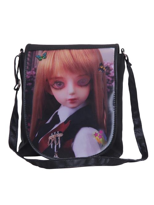 black leatherette handbag - 9783741 - Very Small Image - 1