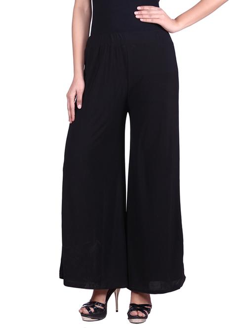 black chiffon palazzo - 9784798 - Very Small Image - 1