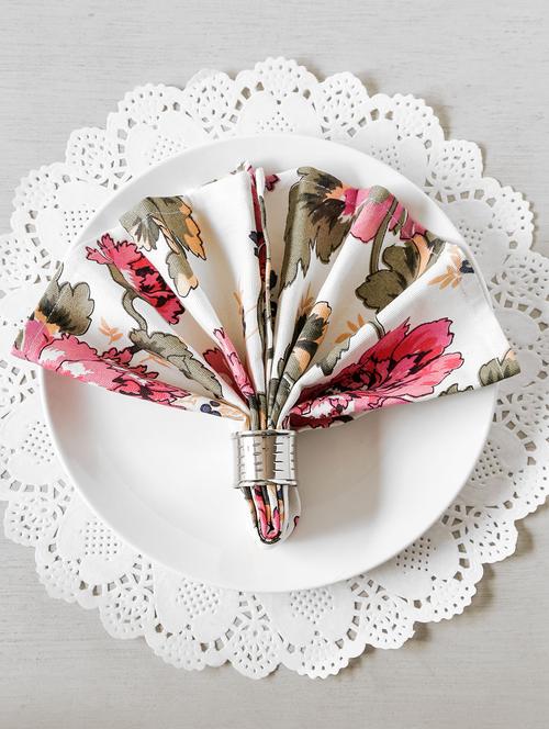 printed dinner napkins set (set of 6) - 978505 - Very Small Image - 1