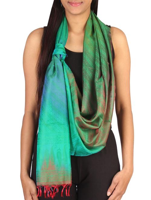 multicolored silk stole - 9791837 - Very Small Image - 1