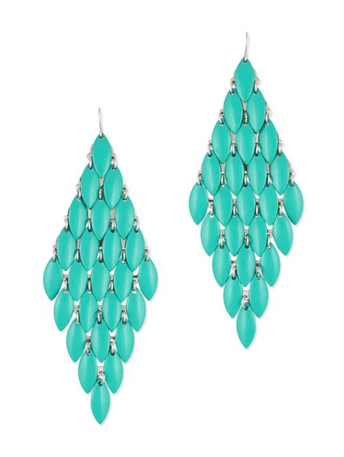 trendy green bunch of leaves earring - 979357 - Very Small Image - 1