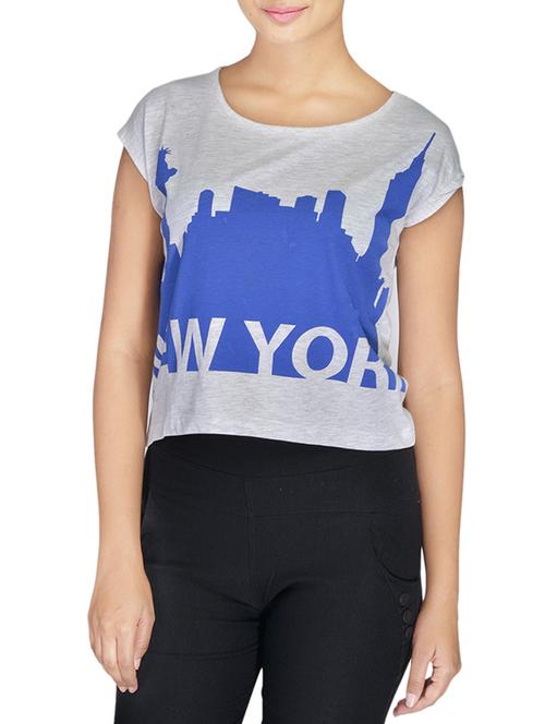 grey cotton top - 9797483 - Very Small Image - 1
