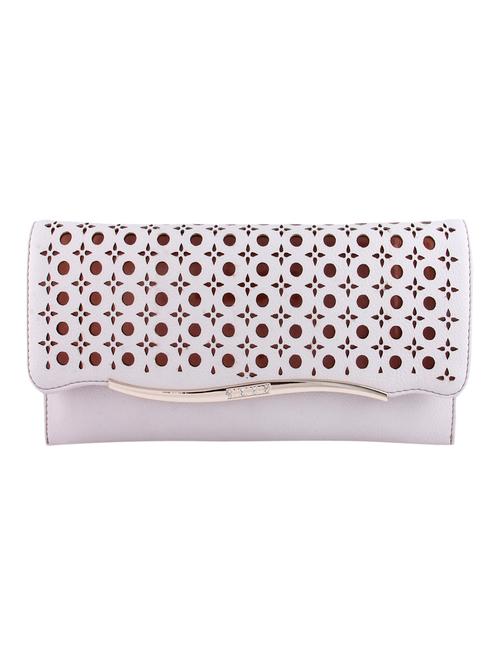 white leatherette clutch - 9805793 - Very Small Image - 1