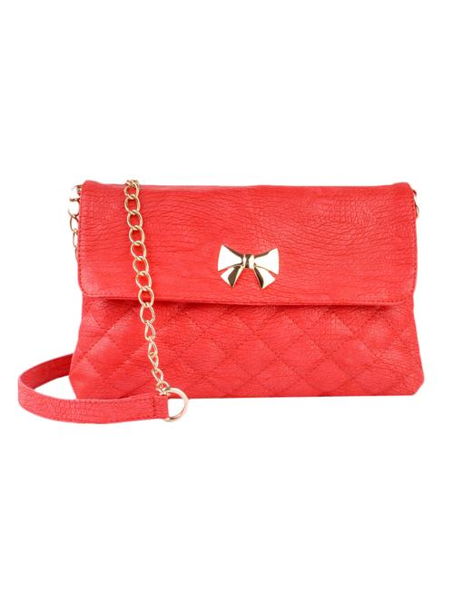 red leatherette slingbag - 9805807 - Very Small Image - 1