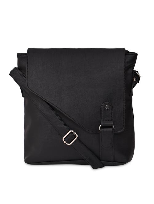 black leatherette cross body bag - 9811922 - Very Small Image - 1