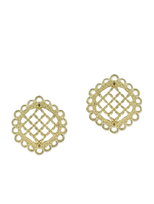 gold metal alloy earring - 9811944 - Very Small Image - 1