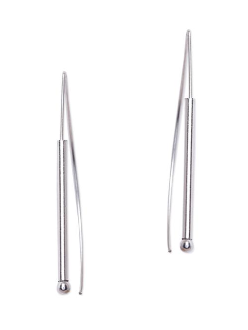 silver metal alloy earring - 9811947 - Very Small Image - 1