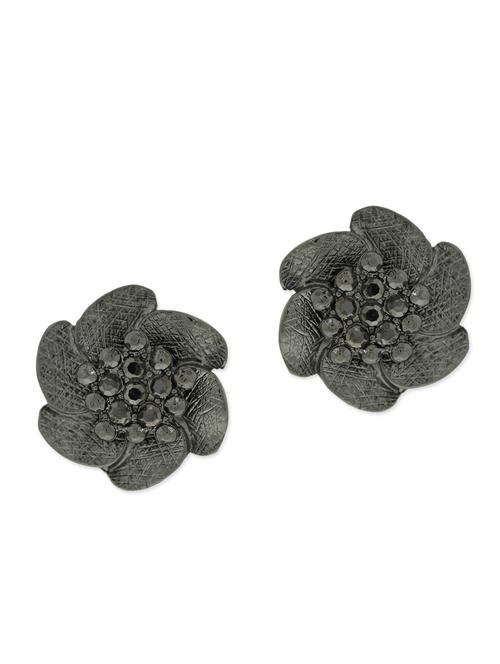 black metal alloy earring - 9811965 - Very Small Image - 1