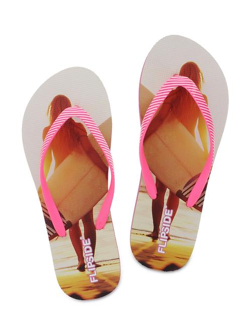 pink rubber flip flop - 9812390 - Very Small Image - 1
