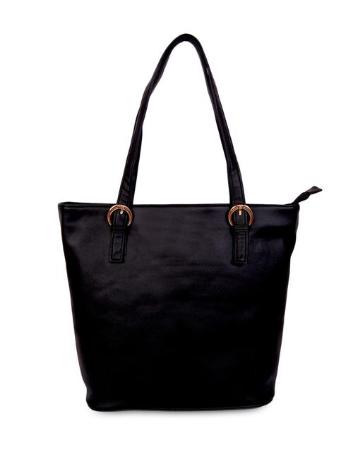 black leatherette handbag - 9812920 - Very Small Image - 1