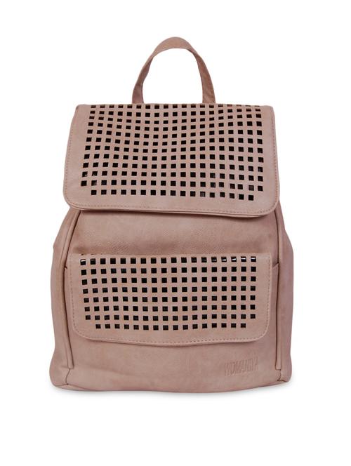 pink leatherette backpack - 9812990 - Very Small Image - 1