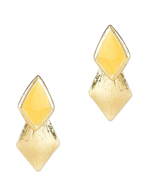 yellow drop earrings - 9814231 - Very Small Image - 1