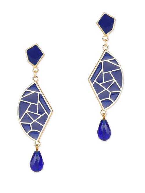indigo comely mosaic dangler - 9814295 - Very Small Image - 1
