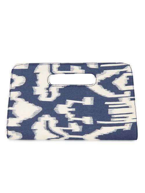 printed fabric clutch - 9817164 - Very Small Image - 1