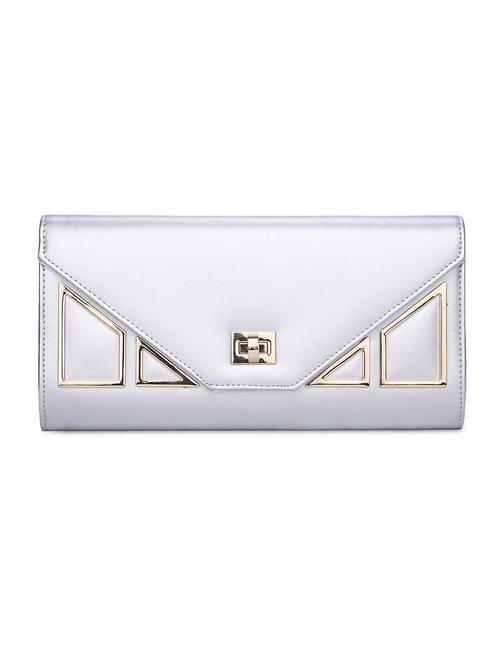 silver embellished aztec clutch - 9819471 - Very Small Image - 1