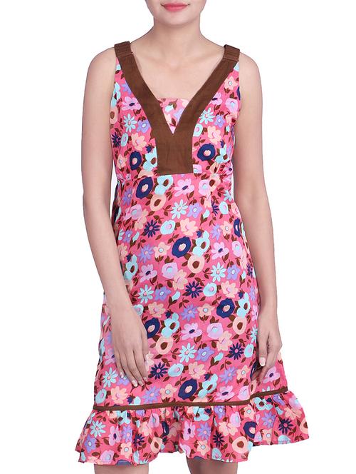 multi cotton dress - 9820698 - Very Small Image - 1