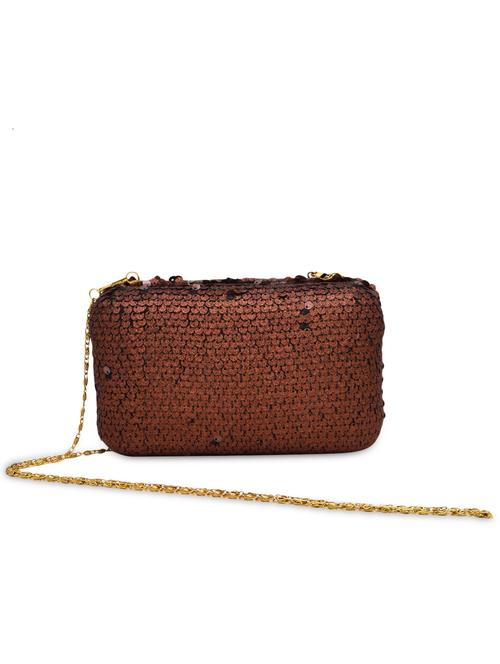 fish scale pattern sequined clutch - 9822370 - Very Small Image - 1