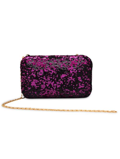 mini shimmer sequin embellished clutch - 9822371 - Very Small Image - 1