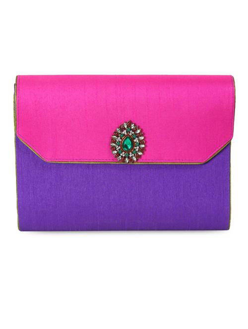 blue crystal clutch - 9830175 - Very Small Image - 1