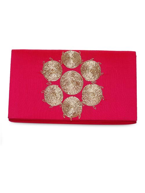 red and gold stone clutch - 9830266 - Very Small Image - 1