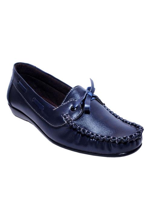 blue synthetic napa leather loafer - 9842464 - Very Small Image - 1
