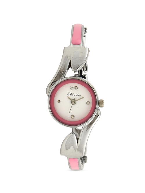 Pink Steel Alloy Watch - 9842597 - Very Small Image - 1