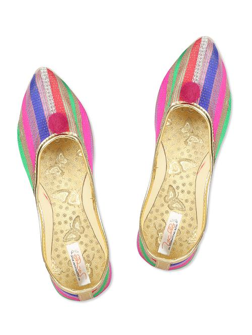 multi colored Canvas Jacquard jutis - 9843412 - Very Small Image - 1