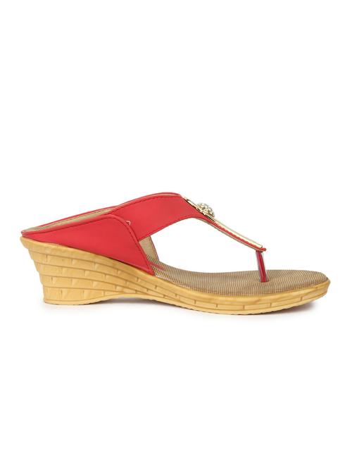 red patent leather wedges - 9844009 - Very Small Image - 1