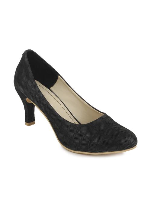 black faux leather pumps - 9844057 - Very Small Image - 1
