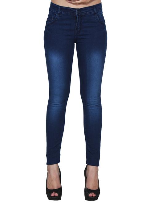 dark blue denim cotton jeans - 9864065 - Very Small Image - 1