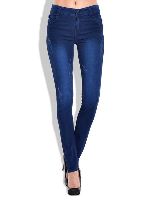 Dark Blue Denim Jeans. - 9864068 - Very Small Image - 1