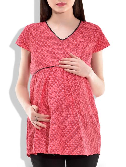 maternity top with back tie - 9865691 - Very Small Image - 1