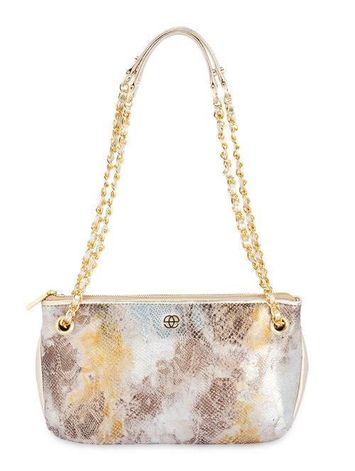 multicolored printed leather handbag - 9872255 - Very Small Image - 1