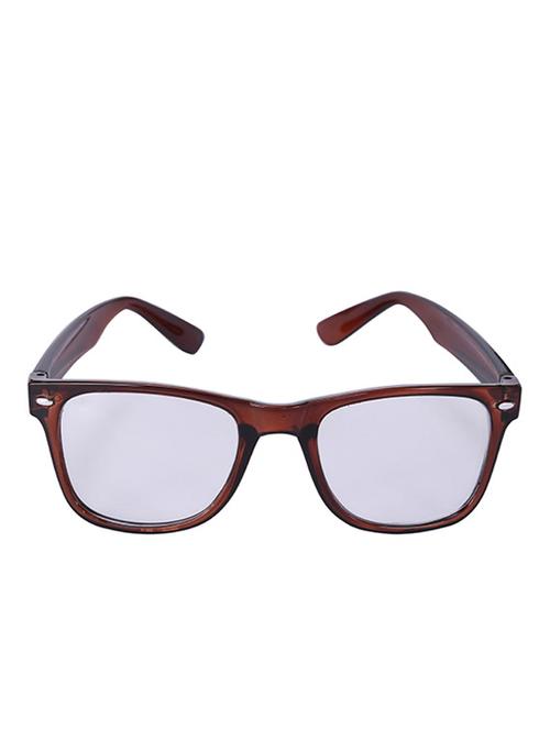 brown & black plastic wayfarer sunglass - 988166 - Very Small Image - 1