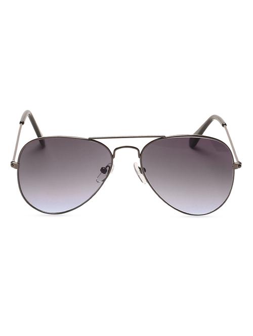 black metallic full rim sunglass - 988168 - Very Small Image - 1