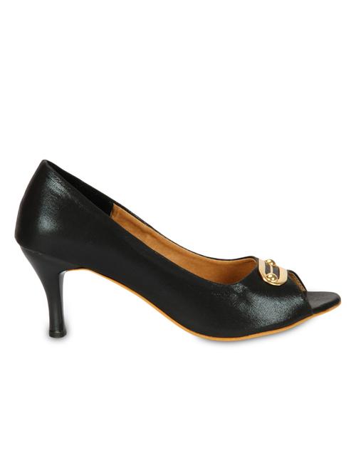 black leatherette footwear - 9884032 - Very Small Image - 1